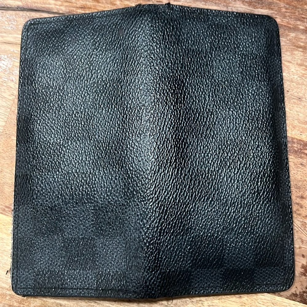Damier Print card case